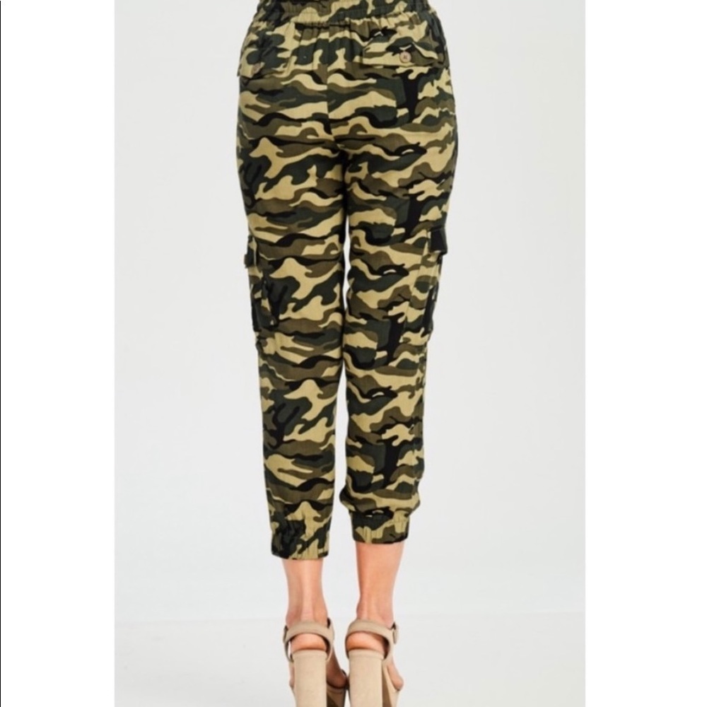 New! Clearance 🎉Camo Cargo Drawstring Joggers Lightweight Pants - Picture 5 of 6